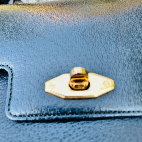 Valentino Garavani Midnight Black Leather Handbag Satchel. 🌸💝🌸 - Picture 7 of 13